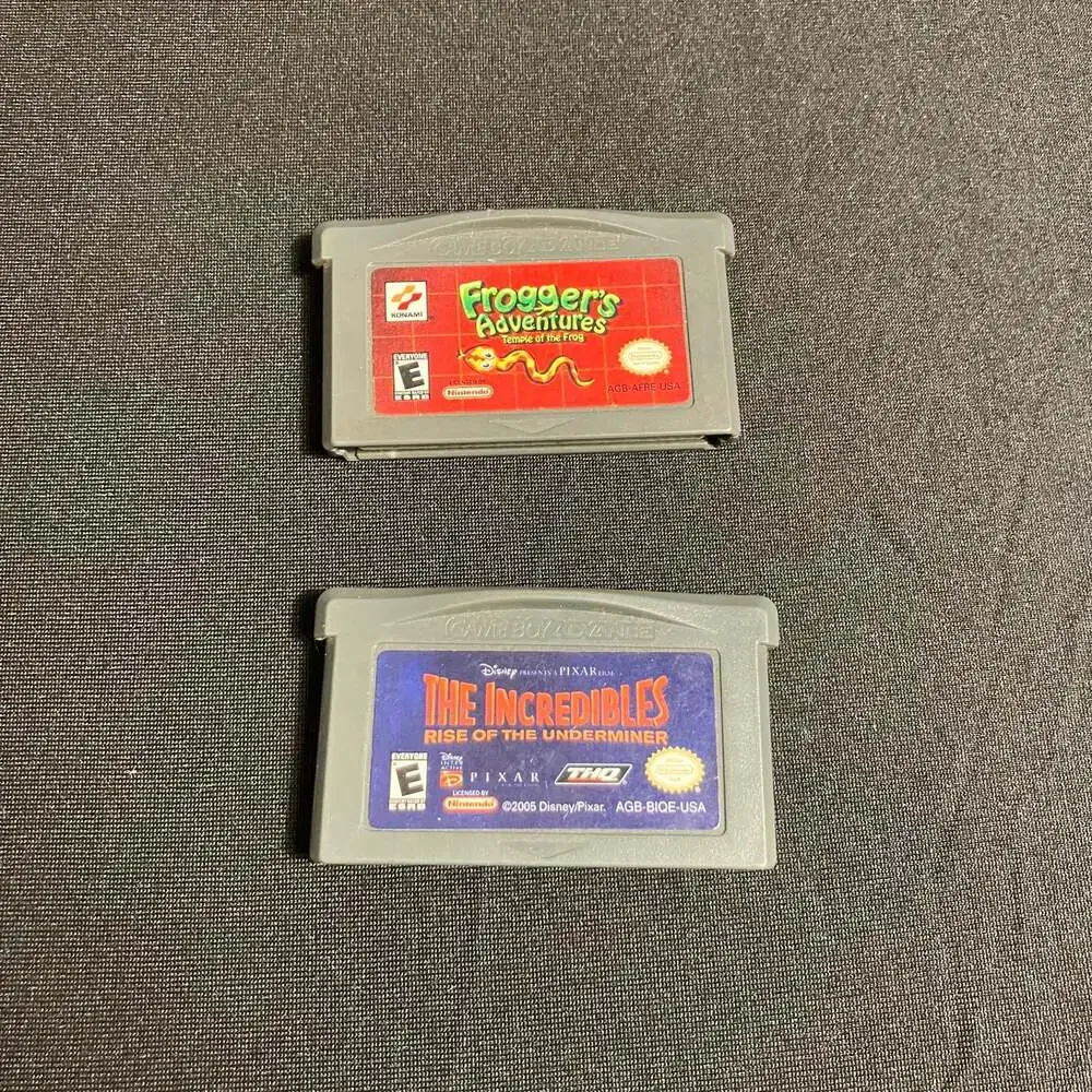 Game boy Advance Games Lot Of 2 UNTESTED